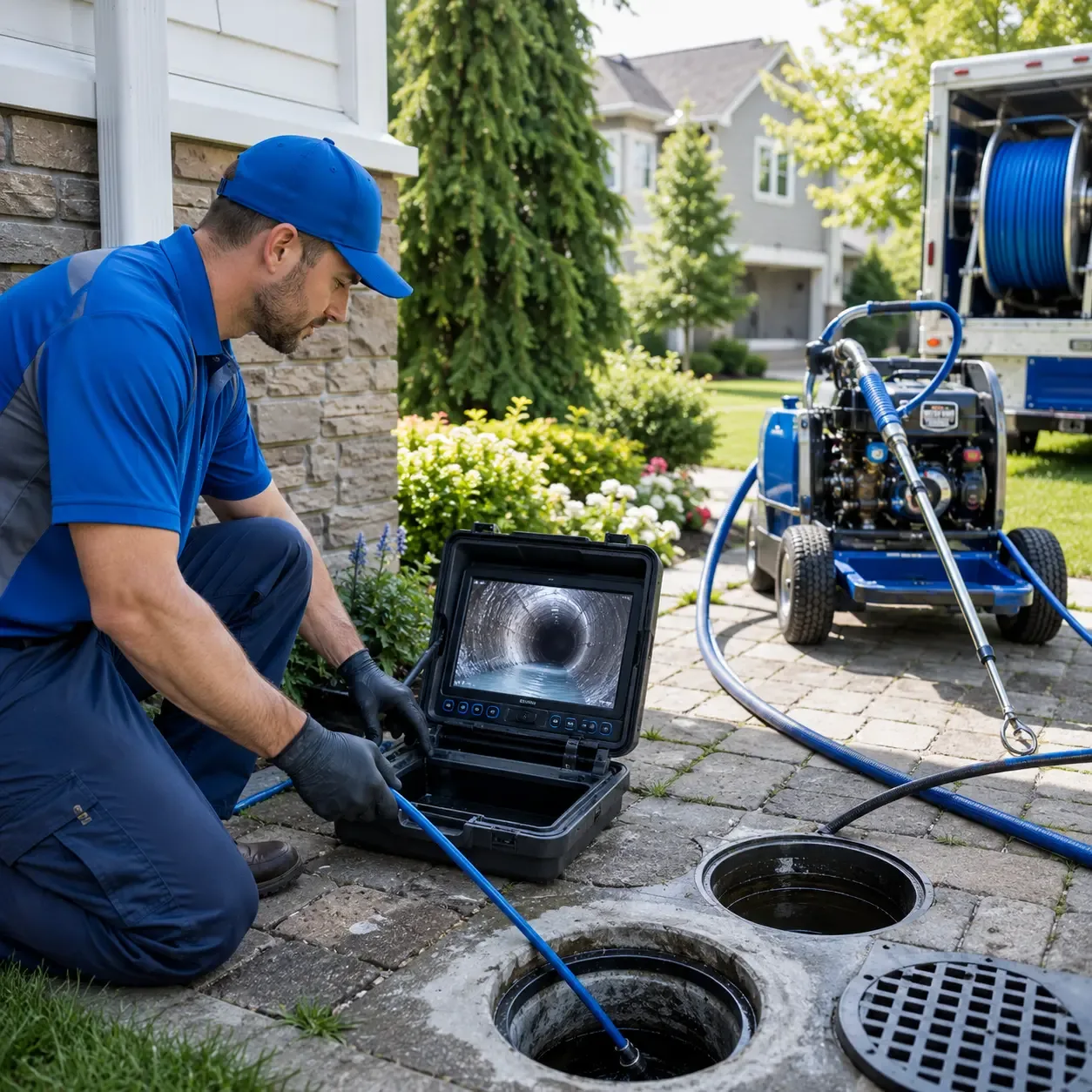 Outdoor drain cleaning professionals serving Belding, MI